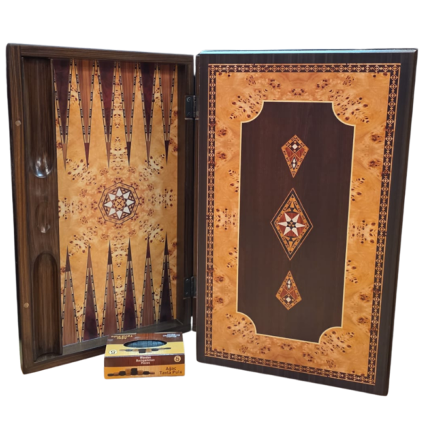 Asya Ahşap Tavla Takımı