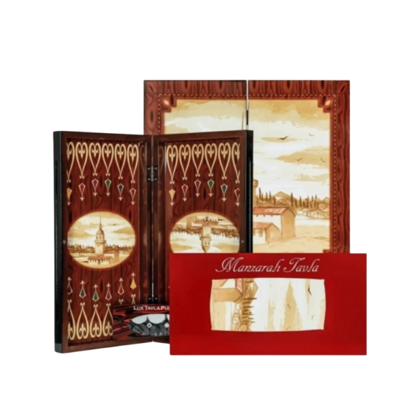 Eser Manzaralı Tavla Takımı