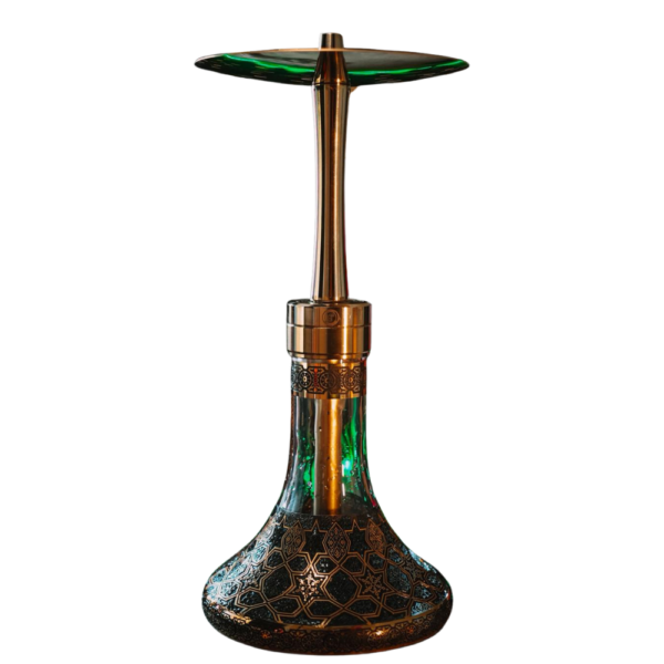 YT Ballı Selçuklu Yıldızı 24 K Altın Kaplama Nargile Takımı